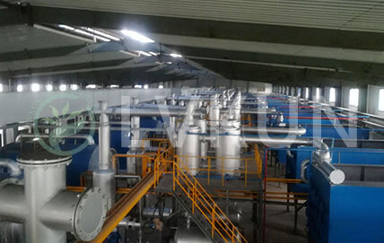 Analyze the working principle of waste plastic refining and dewaxing equipment