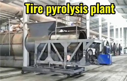 Thailand tire pyrolysis equipment operation site