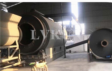 Cambodia tire oil pyrolysis project production site
